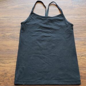 NWOT Ivivva by Lululemon Black Athletic Trendy Outdoor Workout Tank Top Size 8